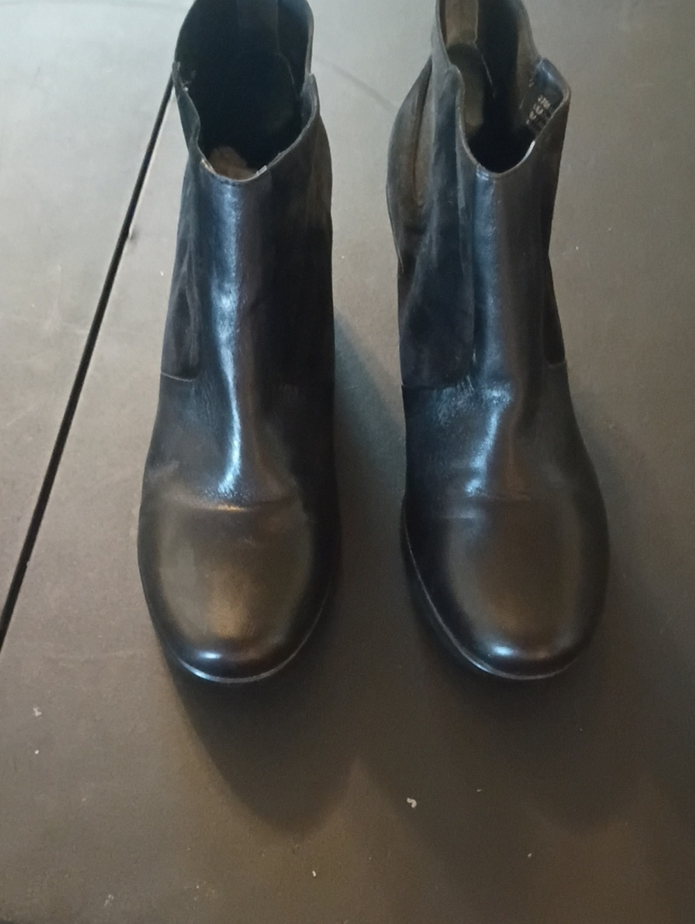 Dansko Black Leather Ankle Booties